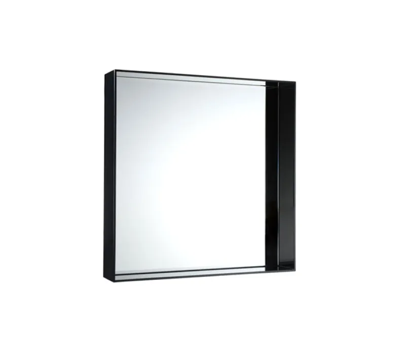 Betaalbaar Kartell Only Me spiegel-Zwart-50x50 cm