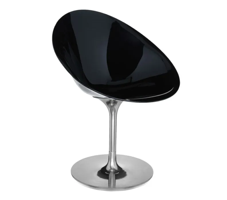 Superprijs Kartell Ero S poot schijf stoel-Zwart