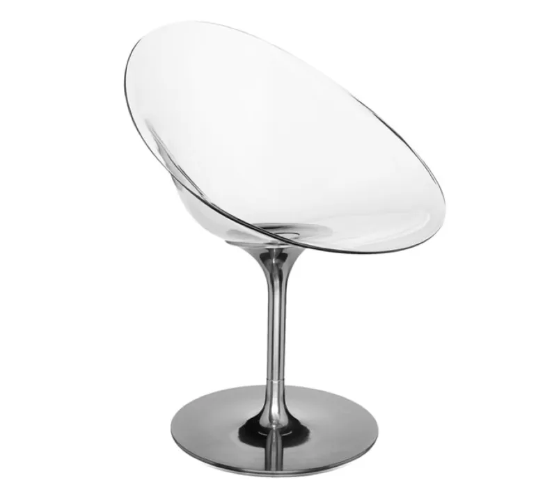 Kartell Ero S poot schijf stoel-Kristal Uitverkoop
