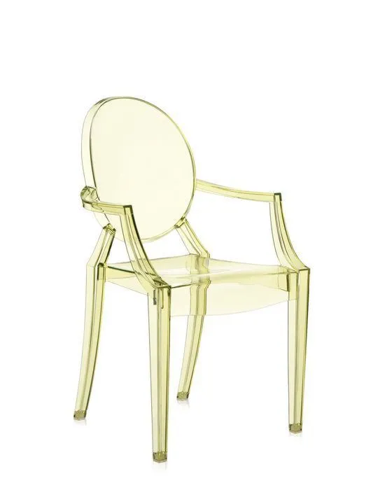 Rechtstreeks Van De Fabrikant Kartell Louis Ghost stoel-Geel