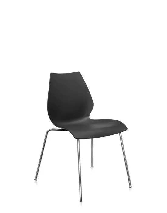 Op = Op Kartell Maui stoel-Zonder armleuning-Zwart