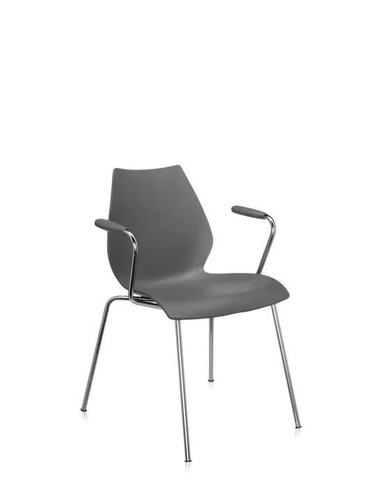 Bestel Nu Kartell Maui stoel-Met armleuning-Zwart