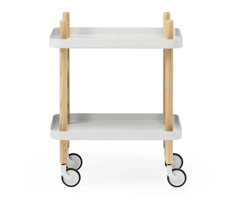 Weekendaanbieding Normann Copenhagen Block Side Table bijzettafel-Wit