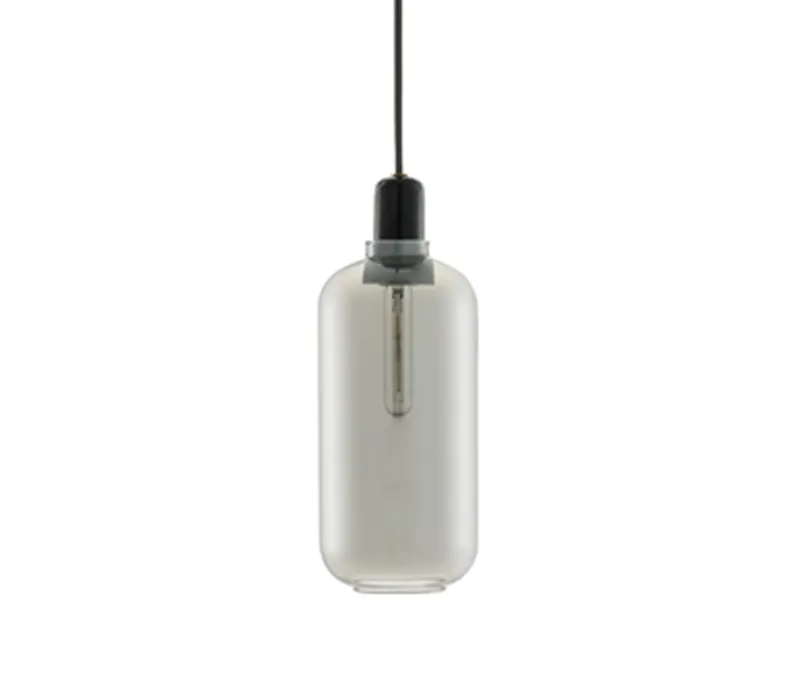 Betaalbaar Normann Copenhagen Amp Lamp hanglamp-Zwart-Large