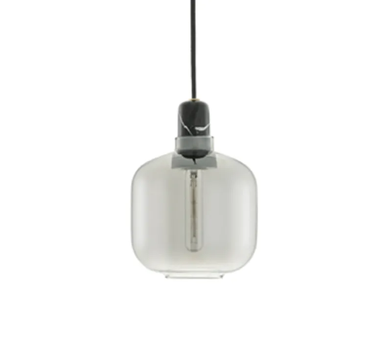 Tijdelijk Beschikbaar Normann Copenhagen Amp Lamp hanglamp-Zwart-Small
