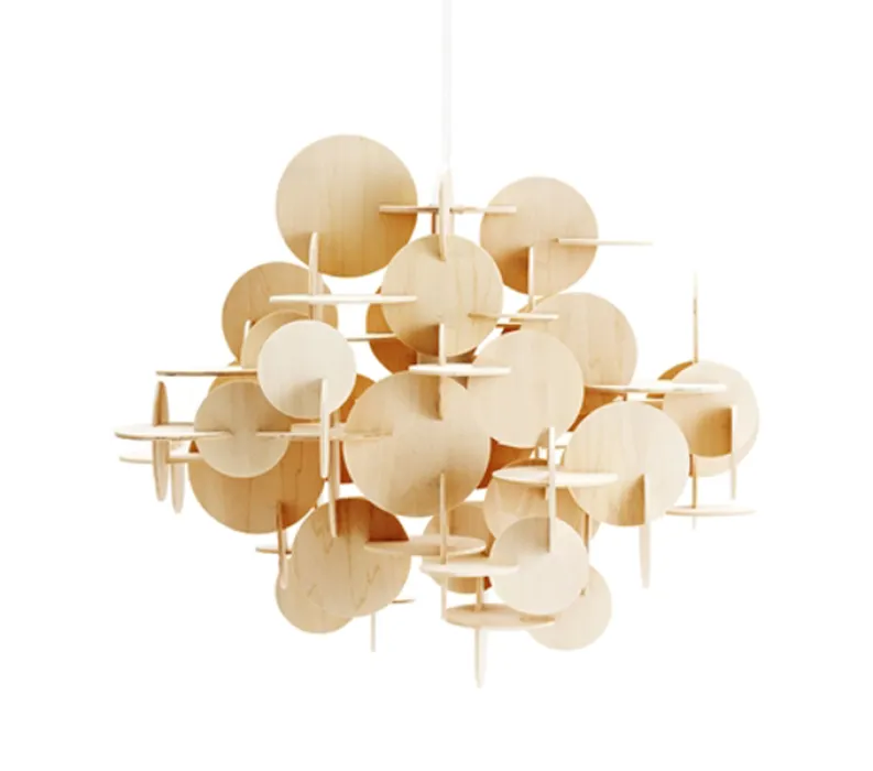 Normann Copenhagen Bau Pendant hanglamp-Natural-Large Seizoensaanbieding