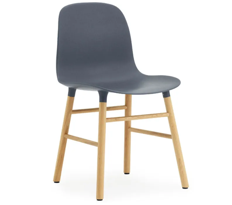 Hete Deal Normann Copenhagen Form Chair stoel-Blauw