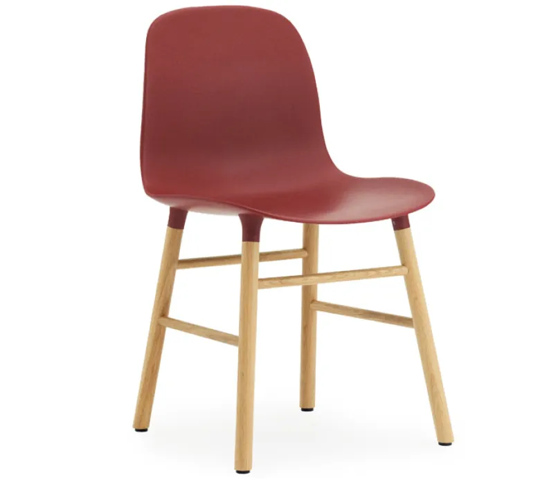 Normann Copenhagen Form Chair stoel-Rood Bestseller
