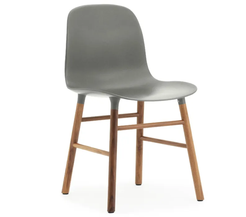 Populair Normann Copenhagen Form Chair stoel noten-Grijs
