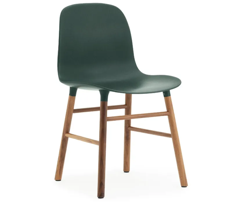 Betaalbaar Normann Copenhagen Form Chair stoel noten-Groen