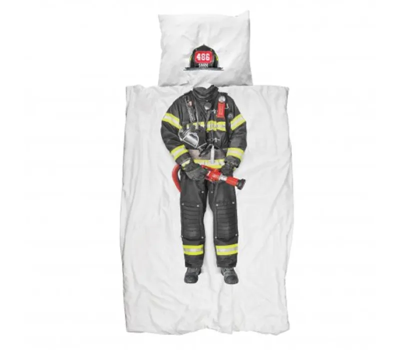 Snurk Firefighter dekbedovertrek-140x220 cm Alleen Vandaag