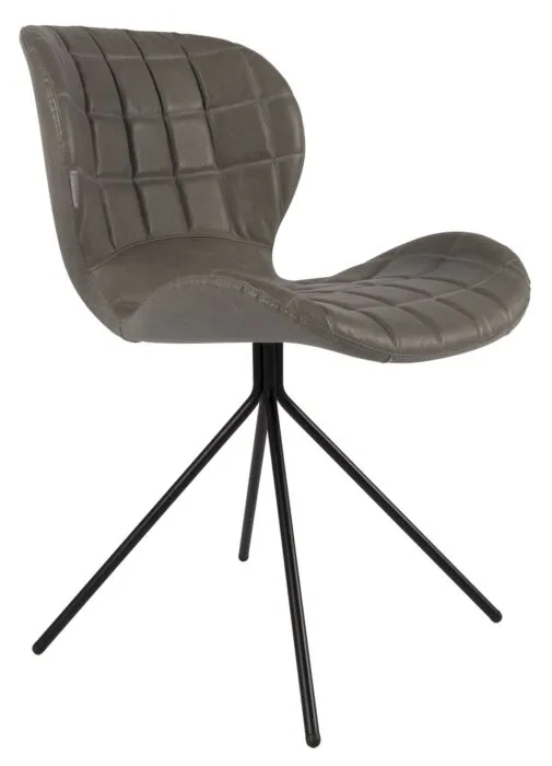 Zuiver OMG LL stoel-Grijs Seizoensaanbieding