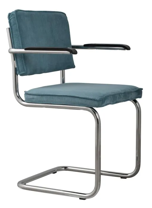 Zuiver Ridge Rib armstoel-Blauw Hete Deal