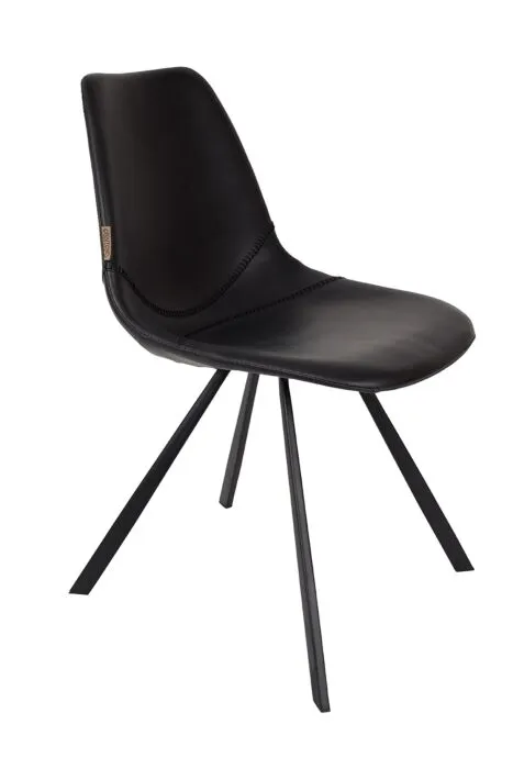 Exclusieve Aanbieding Dutchbone Franky stoel-Zwart