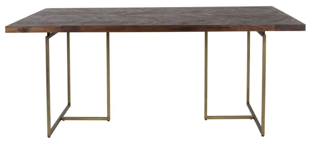 Dutchbone Class tafel-180x90 cm-Donker bruin Superprijs