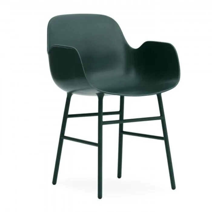 Must-Have Normann Copenhagen Form Armchair staal-Groen