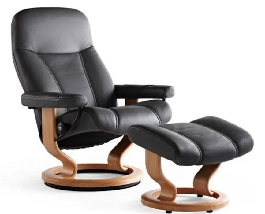Stressless Consul relaxfauteuil + hocker Weekendaanbieding