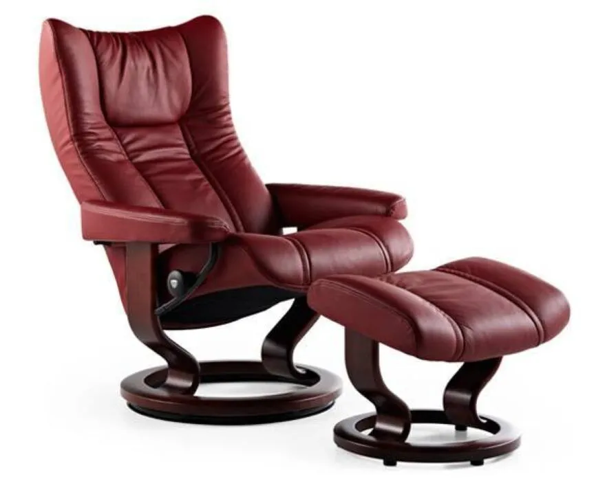 Stressless Wing relaxfauteuil + hocker Actieprijs