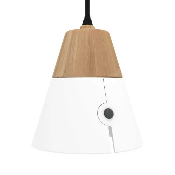 Fabrieksprijs Ethnicraft Cone Lamp Big - hanglamp-Wit