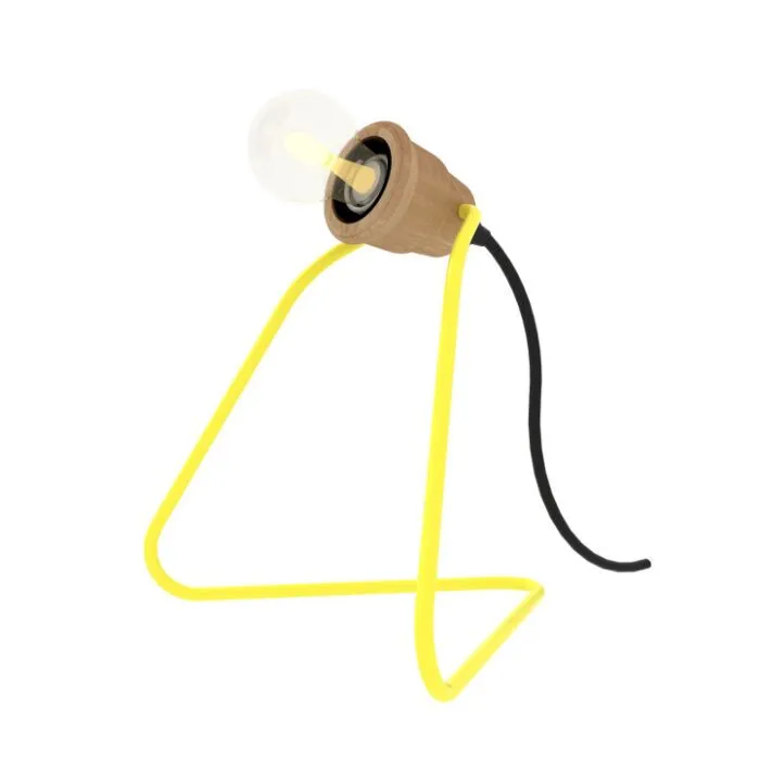 Koopje Ethnicraft Wattman lamp - tafellamp-Geel