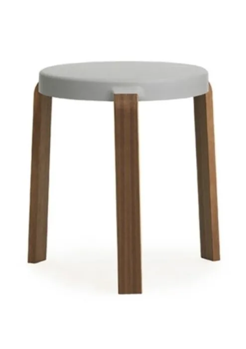 Dagaanbieding Normann Copenhagen Tap Stool - stoel-Grijs-Noten