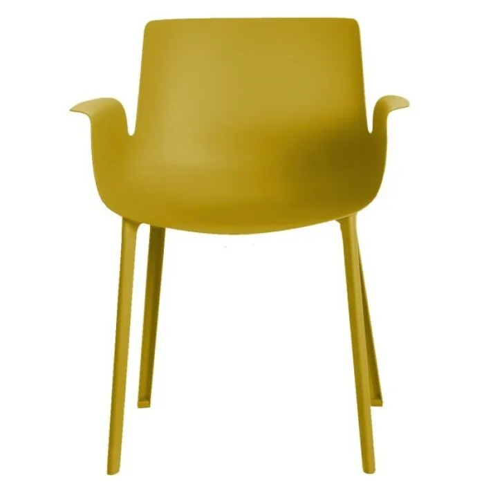 Kartell Piuma stoel-Mosterd Premium