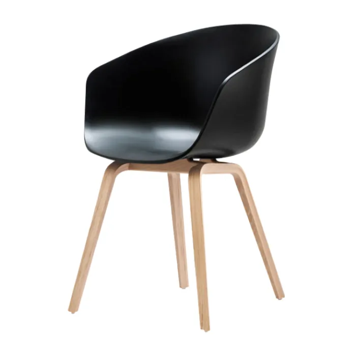 Betrouwbaar HAY About a Chair AAC22 stoel eiken onderstel- Black