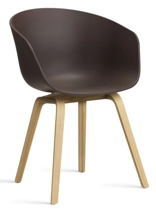 Koop Vandaag HAY About a Chair AAC22 stoel eiken onderstel - Raisin