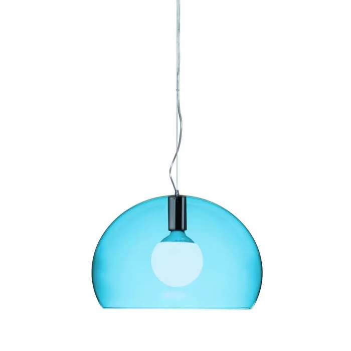 Op = Op Kartell Small Fly hanglamp-Petrol