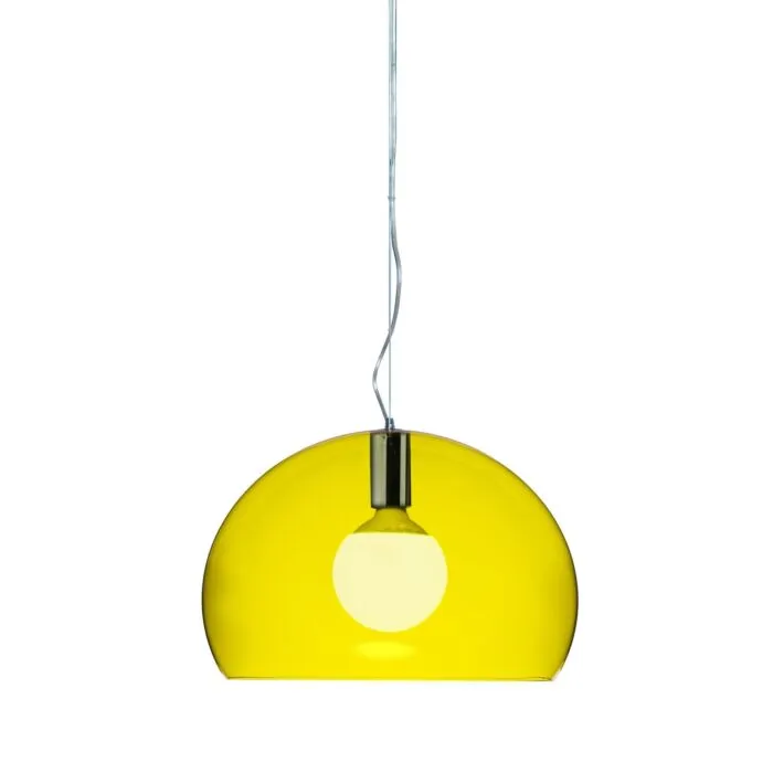 Kartell Small Fly hanglamp-Geel Weekendaanbieding