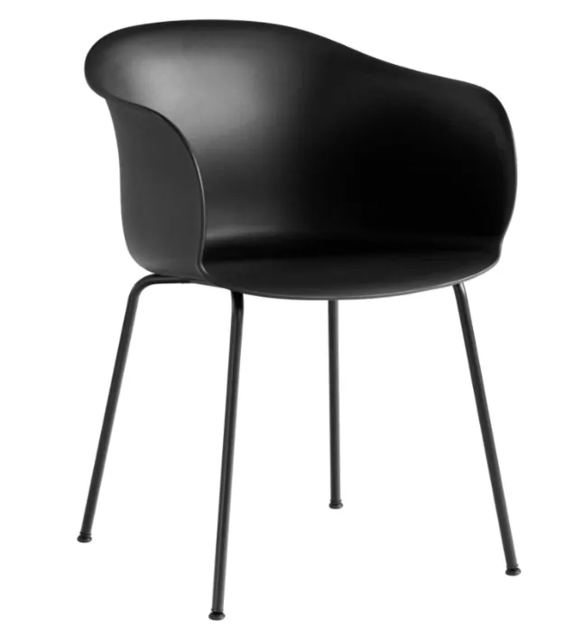 &tradition Elefy JH28 zwart stalen onderstel-Black Actieprijs