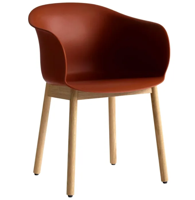 Laatste Versie &tradition Elefy JH30 eiken onderstel-Copper Brown