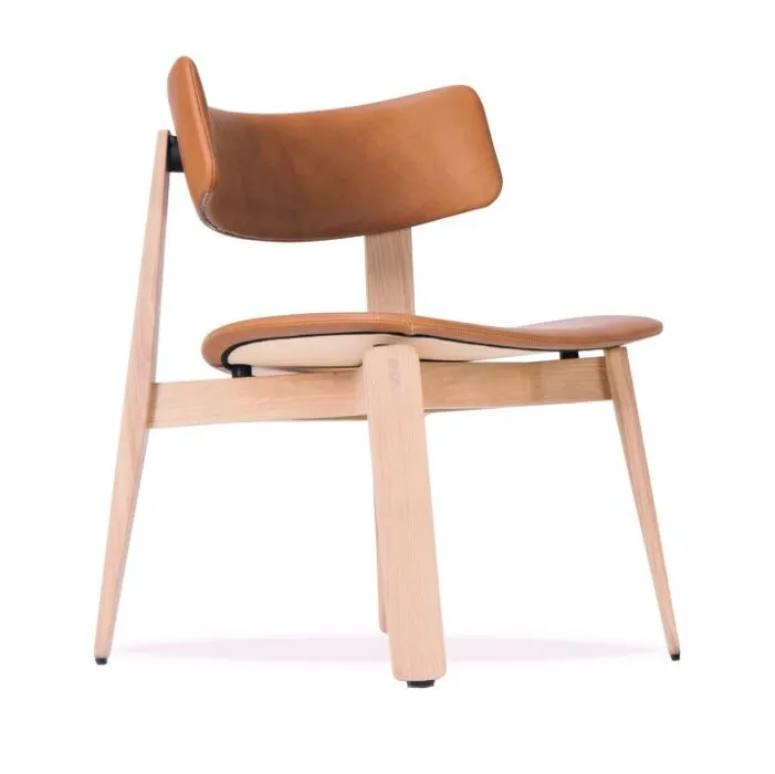 Gazzda Nora Dakar Leather Lounge Chair stoel Voordeelprijs