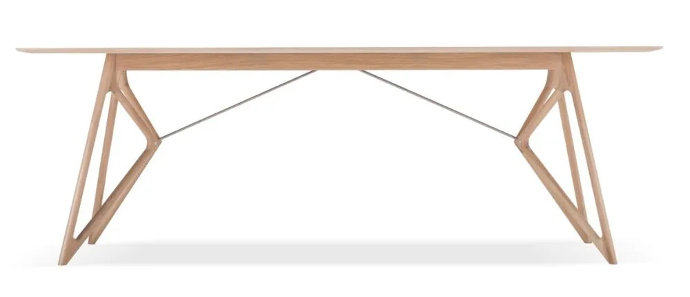 Gazzda Tink Table tafel-220x90 cm-Hardwax oil white Rechtstreeks Van De Fabrikant