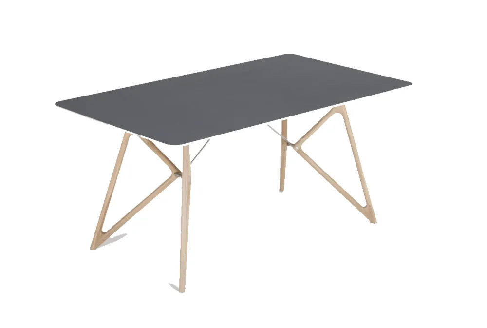 Gazzda Tink Linoleum Table tafel-160x90 cm-Nero Hoge Kwaliteit