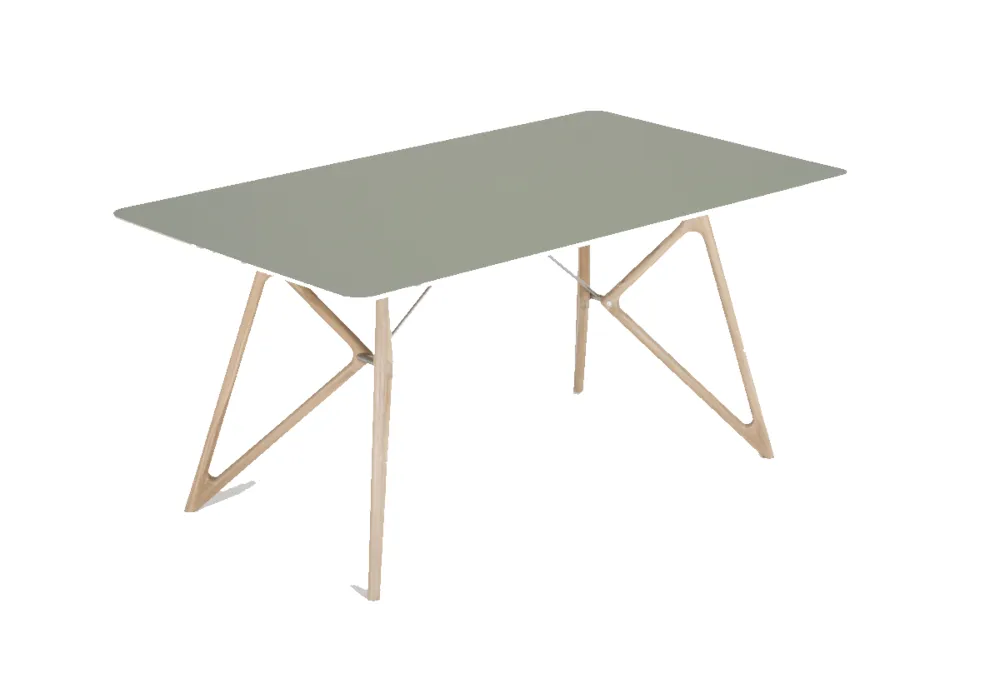 Uitverkoop Gazzda Tink Linoleum Table tafel-160x90 cm-Dark olive