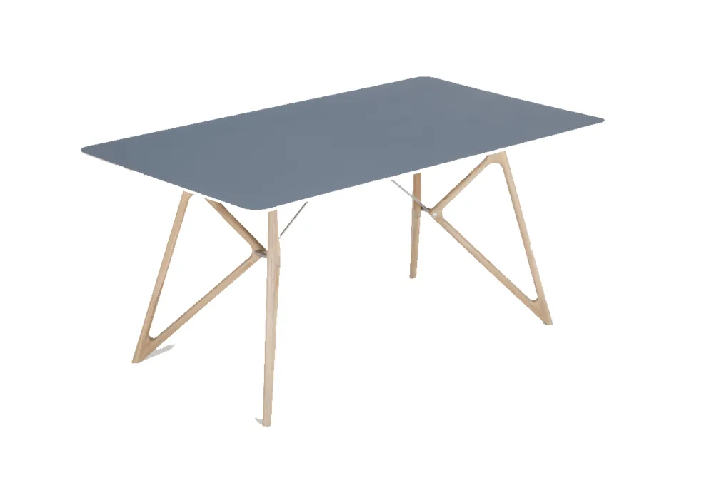 Superprijs Gazzda Tink Linoleum Table tafel-160x90 cm-Smokey blue