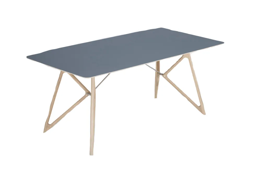 Actieprijs Gazzda Tink Linoleum Table tafel-180x90 cm-Smokey blue