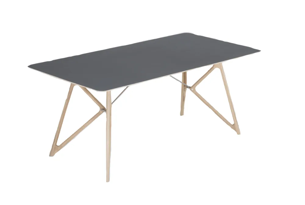 Express Levering Gazzda Tink Linoleum Table tafel-180x90 cm-Nero