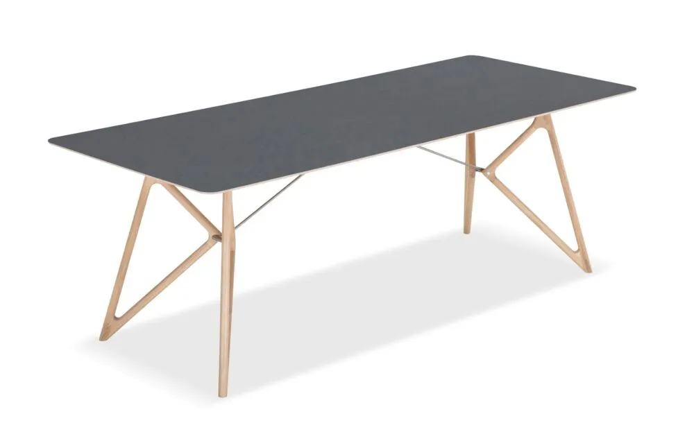 Gazzda Tink Linoleum Table tafel-220x90 cm-Nero Merkproduct