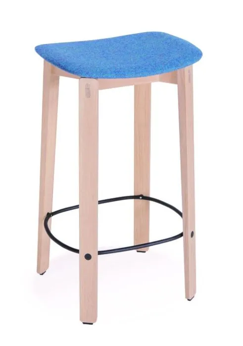 Laatste Kans Gazzda Nora Main Line Flax Bar Chair barkruk zonder rugleuning-68 cm