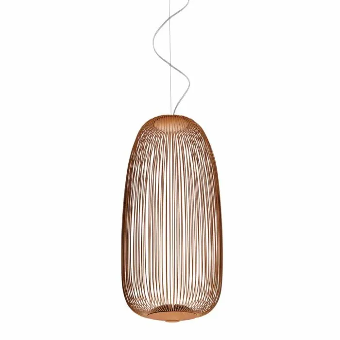 Shop Nu Foscarini Spokes 1 MyLight LED hanglamp dimbaar Bluetooth-Koper