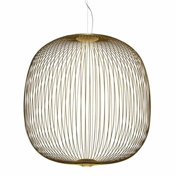 Premium Foscarini Spokes 2 Midi MyLight LED hanglamp dimbaar Bluetooth -Goud