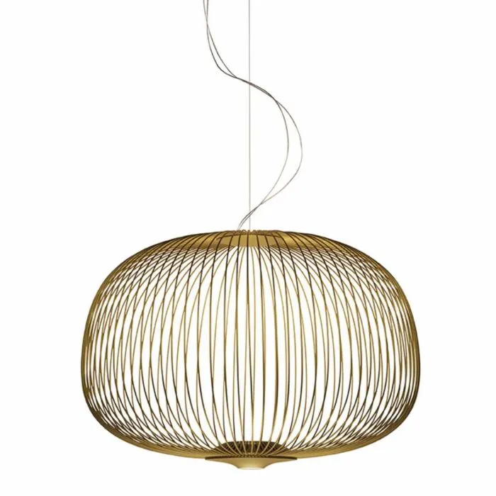 Foscarini Spokes 3 MyLight LED hanglamp dimbaar Bluetooth-Goud Alleen Vandaag
