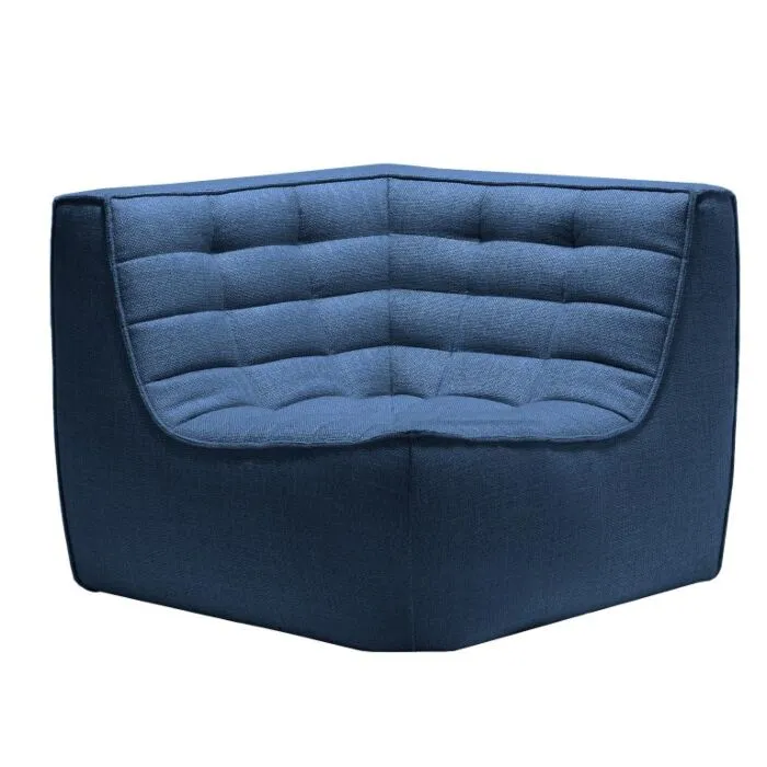 Ethnicraft N701 Sofa corner hoekdeel-Blauw Laatste Versie