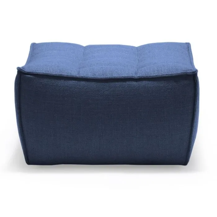 Ethnicraft N701 Sofa Footstool-Blauw Koopje