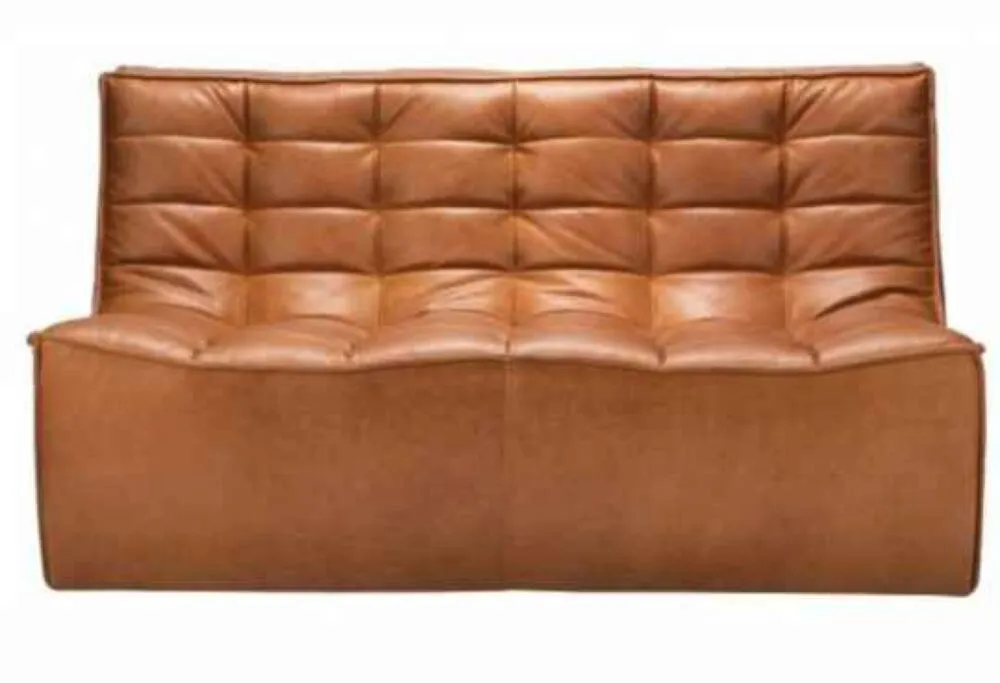 Beperkt Aanbod Ethnicraft N701 Sofa 2-zits bank-Cognac