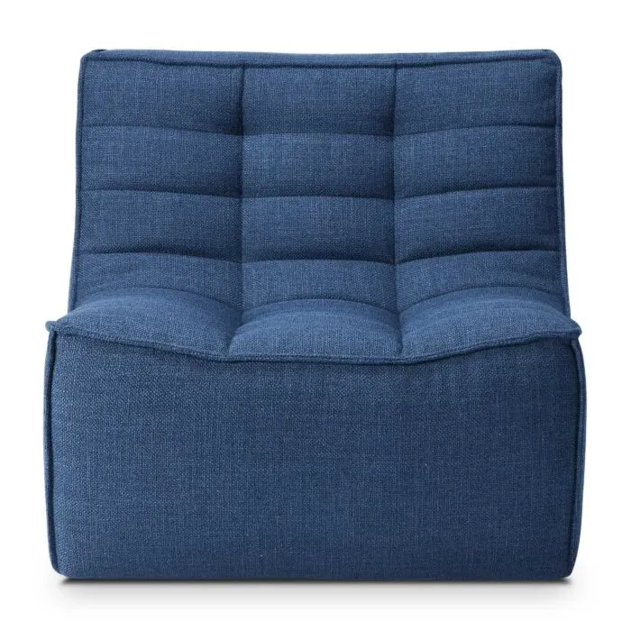 Laatste Versie Ethnicraft N701 Sofa fauteuil-Blauw