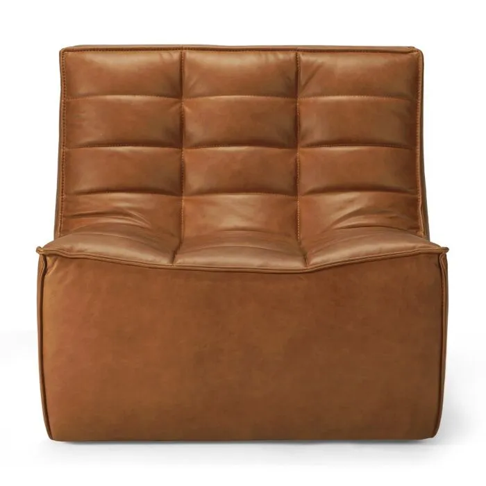 Beste Prijs Ethnicraft N701 Sofa fauteuil-Cognac