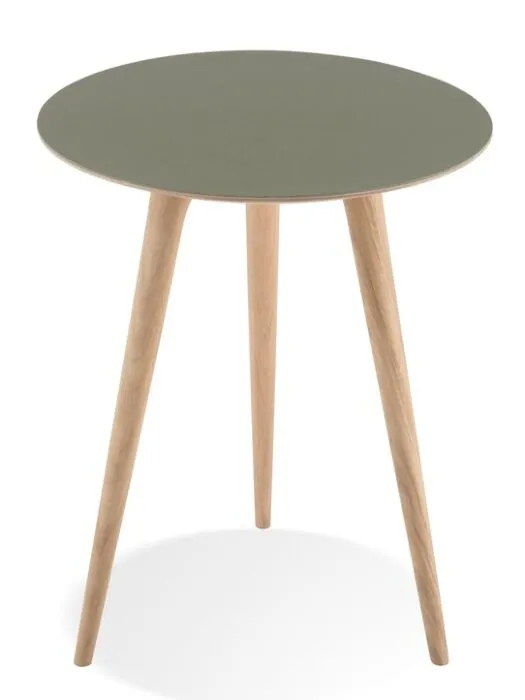 Gazzda Arp Side Table bijzettafel-45x55 cm-Dark olive Lage Prijs